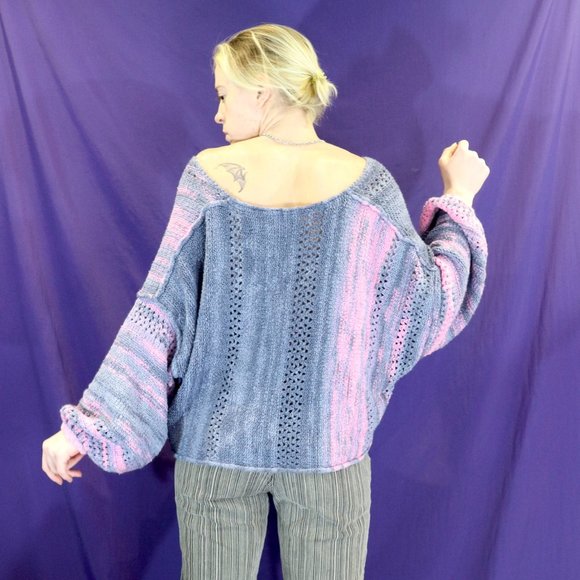 Free People Cropped Loose Knit Sweater - Picture 4 of 4